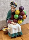 Royal Doulton England The Old Balloon Seller HN 1315 Lady Porcelain Figurine