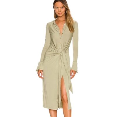 Song Of Style Long Sleeved MIDI Dress Green Saige Size Small | eBay Song Of Style Long Sleeved MIDI Dress Green Saige Size Small | eBay