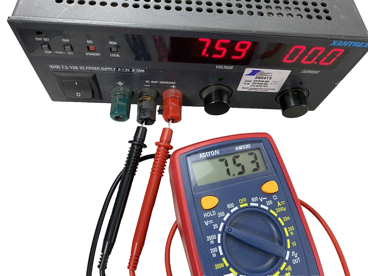 XANTREX XHR 7.5-130 DC POWER SUPPLY TESTED | eBay