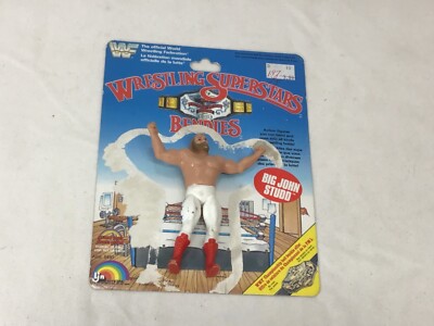 1985 LJN Toys WWF Wrestling Bendies Bendy Big John Stud Figure