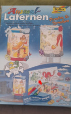 folia 2 Stück Ausmal-Laternen Piraten & Drachen basteln Laterne 23-teilig Lampe