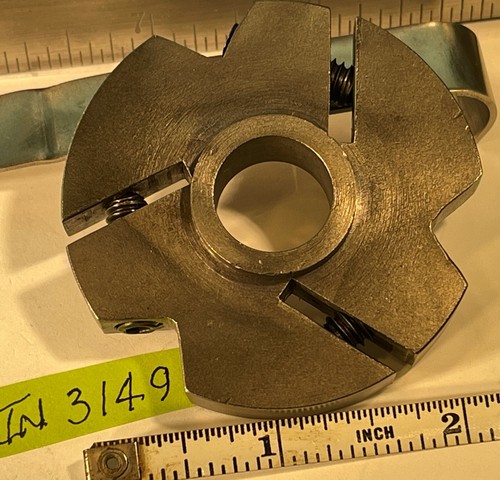 HUB Head for 3 Shaper Cutting Blades for Molding-Set Screw Adjustable IN3149 - Picture 12 of 13