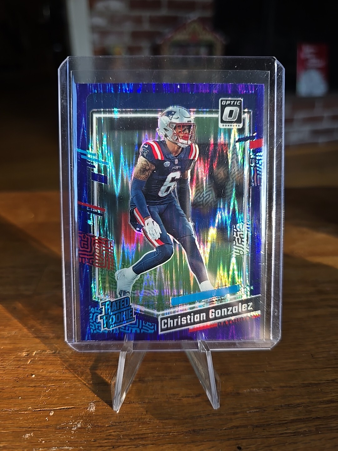 2023 Donruss Optic Christian Gonzalez Purple Shock RC Rated Rookie #274