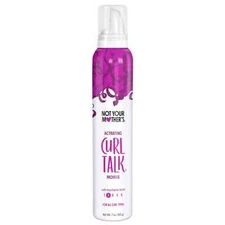 Not Your Mother's Curl Talk Curl Activating Hair Mousse Lightweight Hold, 7 oz
