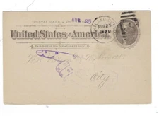 1890s UX12 Postal Card, Portland OR, Advertising, Return to Sender, Assessment