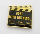 VINTAGE ENAMEL REFRIGERATOR MAGNET GONE WITH THE WIND DESIGN NR — photo 3