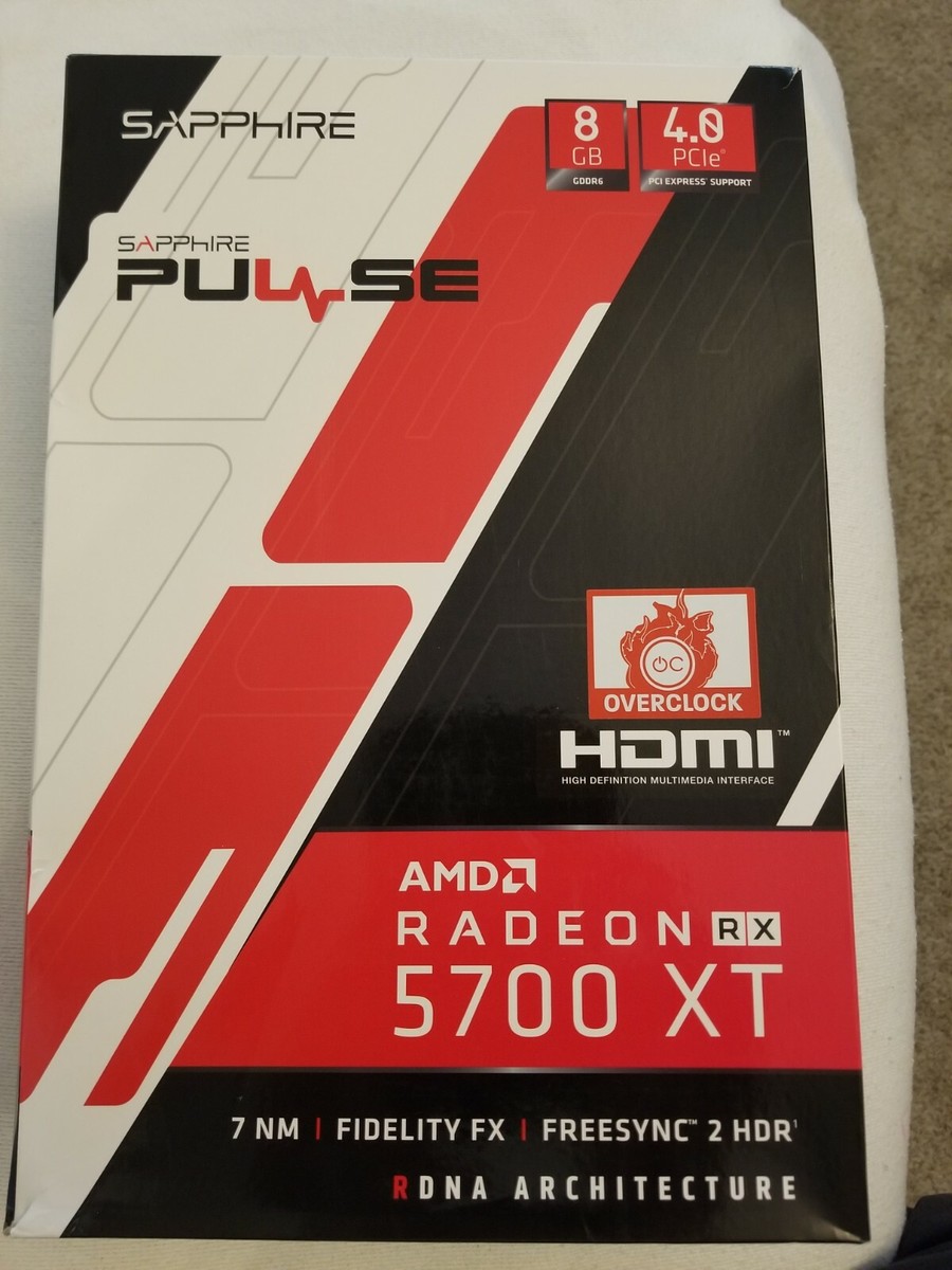 SAPPHIRE PULSE Radeon RX 5700 XT BE 8GB GDDR6 Graphics Card SAPPHIRE PULSE Radeon RX 5700 XT BE 8GB GDDR6 Graphics Card