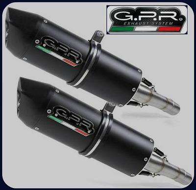 Échappement GPR Compatible Avec Suzuki Gsx-8S 2022-2024, Furore Noir, Échappement Complet Racing, Fourni Avec Db Killer Amovible Et Collecteur, Non Conforme Pour Une Utilisation Routière