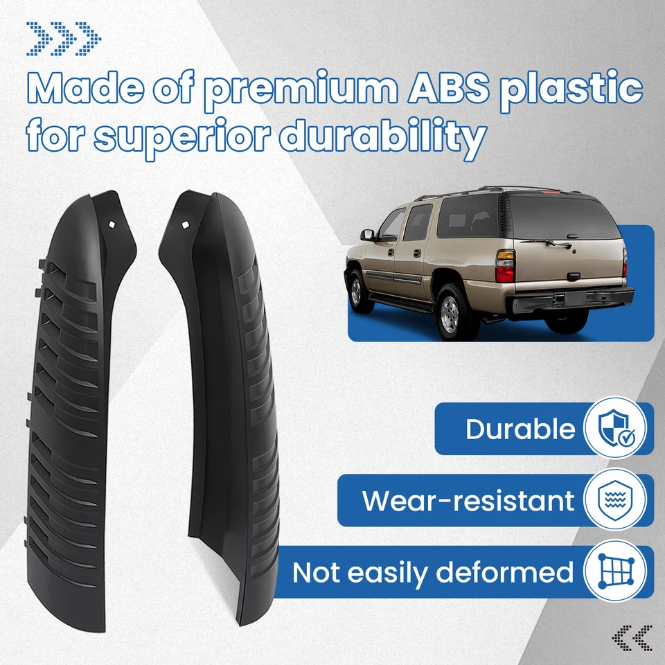 Paneles de moldura de pilar D trasero para Chevy Tahoe Suburban/GMC Yukon 2000-2006 Foto 3 de 4