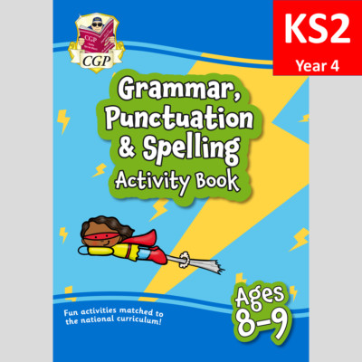 KS2 Year 4 Grammar Punctuation & Spelling Activity Book with Answer Ages 8-9 CGP