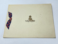 WW2 WWII Royal Artillery Christmas Card 12 x 10 cm's
