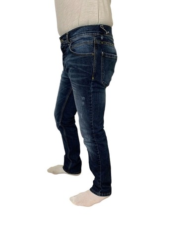 ES Collection Men's Skinny Stretch Leg Jeans Size 32 x 34 Snap Front E248 - Picture 9 of 12