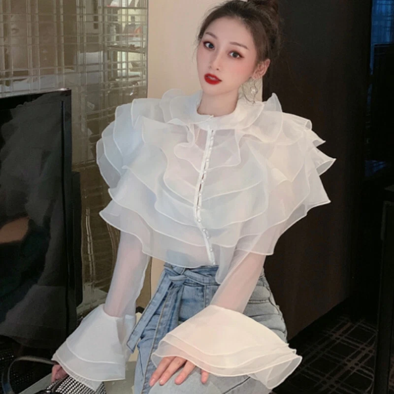 Ruffled Shirts For Women