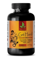 GET HARD SUPER PILLS FOR MEN - Longjack - tongkat - maca 1B