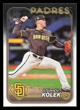 Stephen Kolek RC 2024 Topps Update US259 San Diego Padres