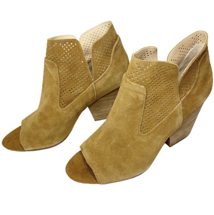 Steven Steve Madden Ready Perforated Stack Heel B… - image 1