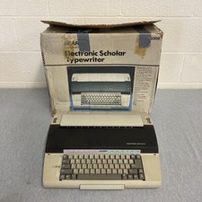 Vintage Sears Electronic Scholar Electric Portable Typewriter Model 161 VTG thumbnail