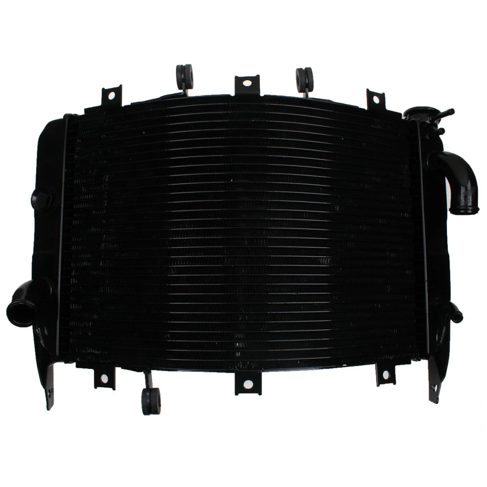 Engine Cooling Radiator Cooler Fit For Kawasaki Ninja ZX6R ZX636 2003 2004 Black - Image 2 of 4