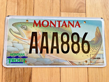 2013 Montana Trout License Plate