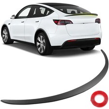 48.4for Tesla Model Y 2020-2025 Rear Spoiler Wing Matte Carbon Fiber Trunk Tail