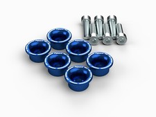 Ducati scodellini frizione blu - spring caps with screws blue