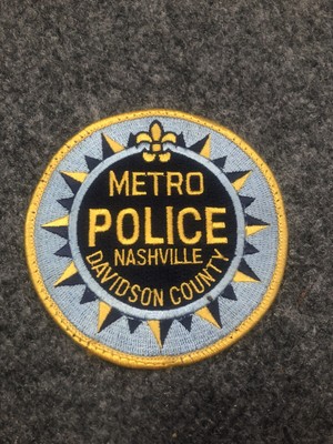 Metro Nashville Davidson County MNPD police patch Tennessee TN | eBay