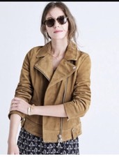 Madewell Suede Leather Jacket Small
