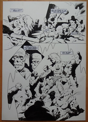 Thor Rock Warrior by Mike Hoffman, page 4, original art