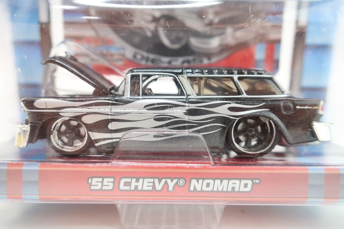 Maisto Pro Rodz Pro-Touring 1:64 Diecast Black & Flames 1955