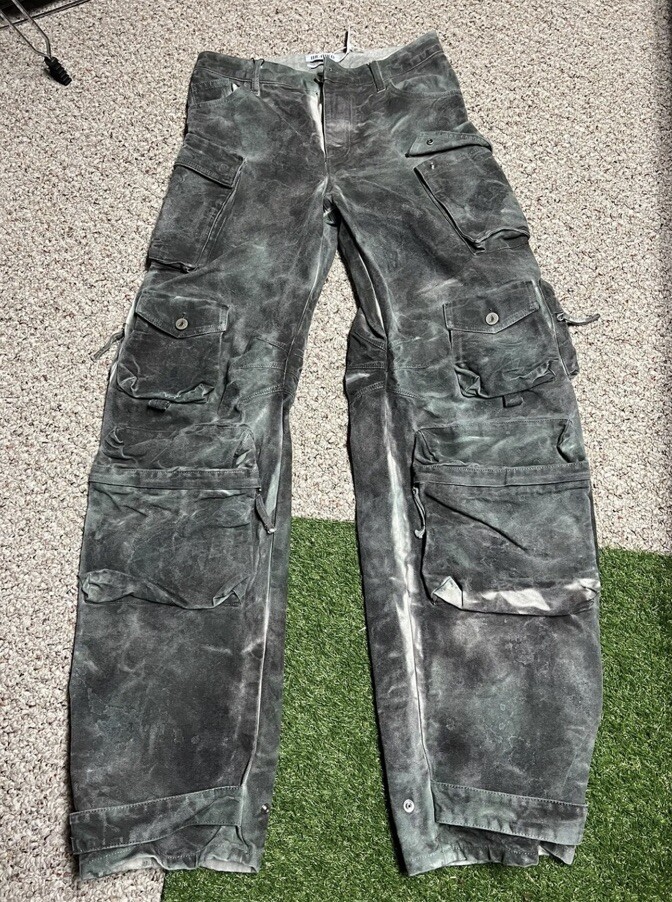 cargo pants The Attico Ferm Cargo Jeans Size 27 W ,Fit Like