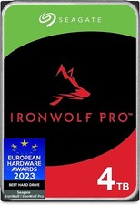 Seagate IronWolf Pro 4TB Hard Disk Interno 3.5 NAS RAID SATA 7200RPM ST4000NT001