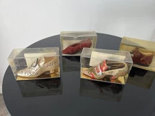 4 Metropolitan Museum of Art MMA Mini High Heels Shoe Christmas Ornaments in BOX