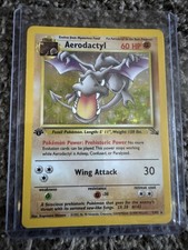 Aerodactyl Holo 1/62 1st Edition - Fossil Holo WOTC - Pokémon Card on eBay