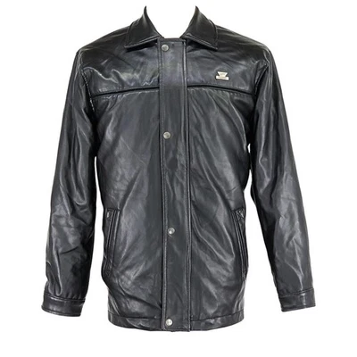 Italia Zip Leather Outer Shell Coats, Jackets & Vests for Men for