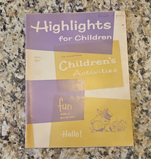 Highlights for Children April 1961 Illustrated Children's Activities