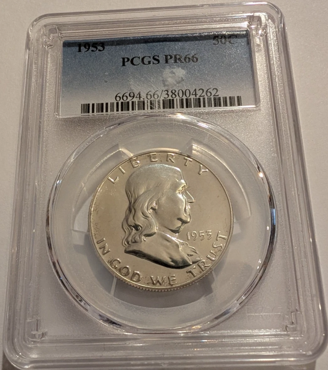 PR 66 Graded Franklin Half Dollars (1948-1963) for sale | eBay