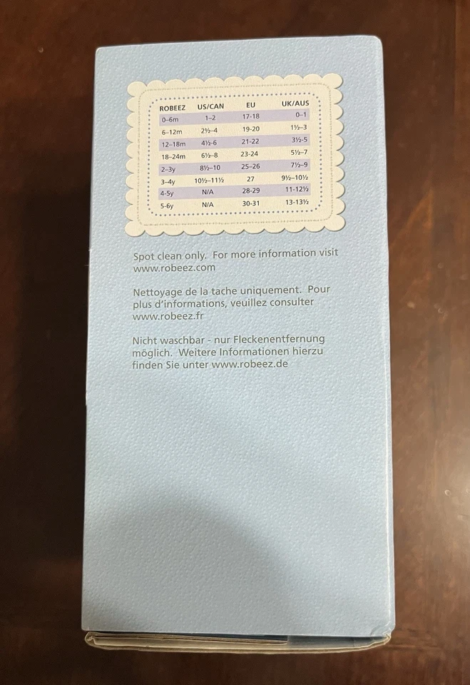 Robeez Little Peanut Rosa Pastel Elefante Suelas Suaves Infantil Talla 0-6 Meses Foto 2 de 4