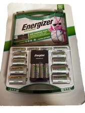 Energizer Recharge 6 AA and 4 AA Rechargeable Batteries with Charger with Case