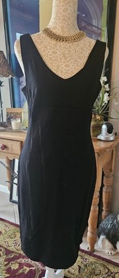 Felicity & Coco Venisia Black Sleeveless Sheath Pencil Dress Size L