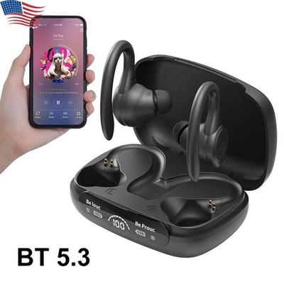 Wireless Bluetooth 5.3 Headset TWS Earphones Earbuds Stereo Headphones Ear Hook