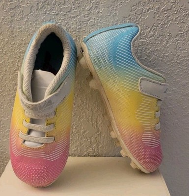 womens rainbow soccer cleats