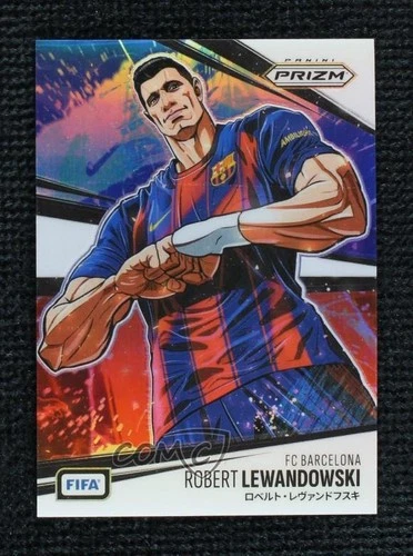 2025-26 Panini Prizm FIFA Manga Robert Lewandowski #3