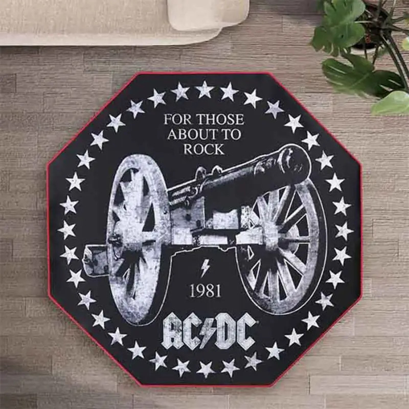 Tapis de sol gamer AC/DC protection sol pour fauteuil gaming - 3