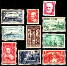 timbres france neufs*/** année complète 1935