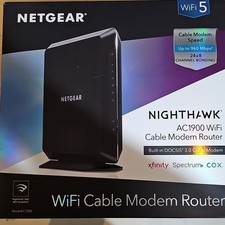 NETGEAR Nighthawk AC1900 Cable Modem Router C7000 DOCSIS 3.0 Dual-Band WiFi