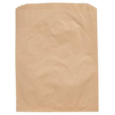 Zoro Select 14975 Merchandise Bag Pinched Bottom 5''X7-1/2'' Brown, Pk4000, 14975