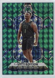 2023-24 Panini Mosaic City Edition Teal Mosaic Prizm /75 Zion Williamson #271