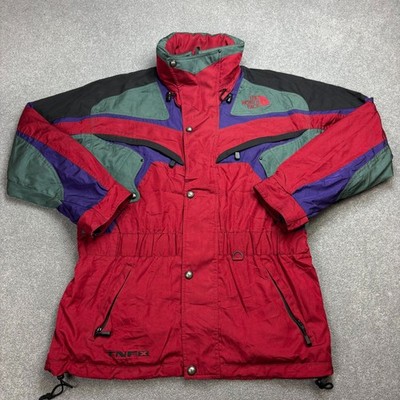 VINTAGE North Face Jacke Erwachsene Large rot extrem Ski Bomber gefüttert 90er Mantel Herren*