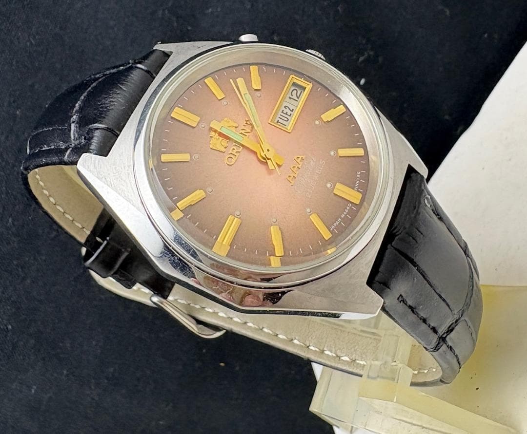 Orient Crystal Three Ace Automatic Watch 37mm Vin… - image 7