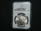 1923-P Peace Silver Dollar NGC Cert MS64 - Luster!